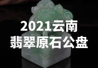 “绝美惊艳！2021云南翡翠原石公盘震撼来袭！”